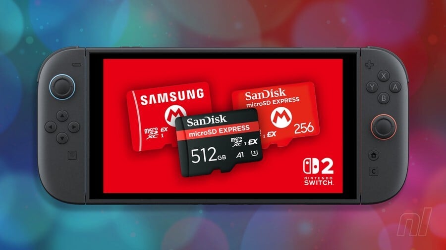 Nintendo Switch 2 + MicroSD Express Cards
