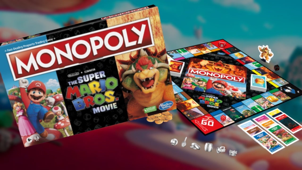 Monopoly Super Mario Movie Board Game