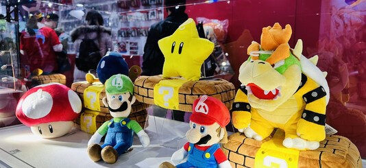 Super Mario merch at Taipei Game Show
