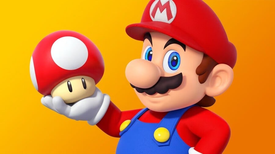 Mario and Super Mushroom