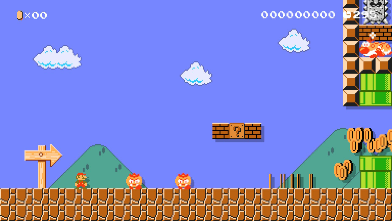Cat Mario 1-2 - Troll level - Super Mario Maker 2 