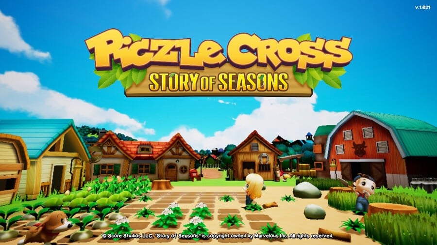 Piczle Cross: Story of Seasons Titelbildschirm