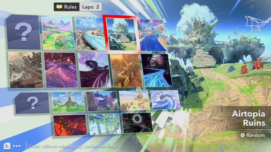 Kirby Air Riders Air Ride Track