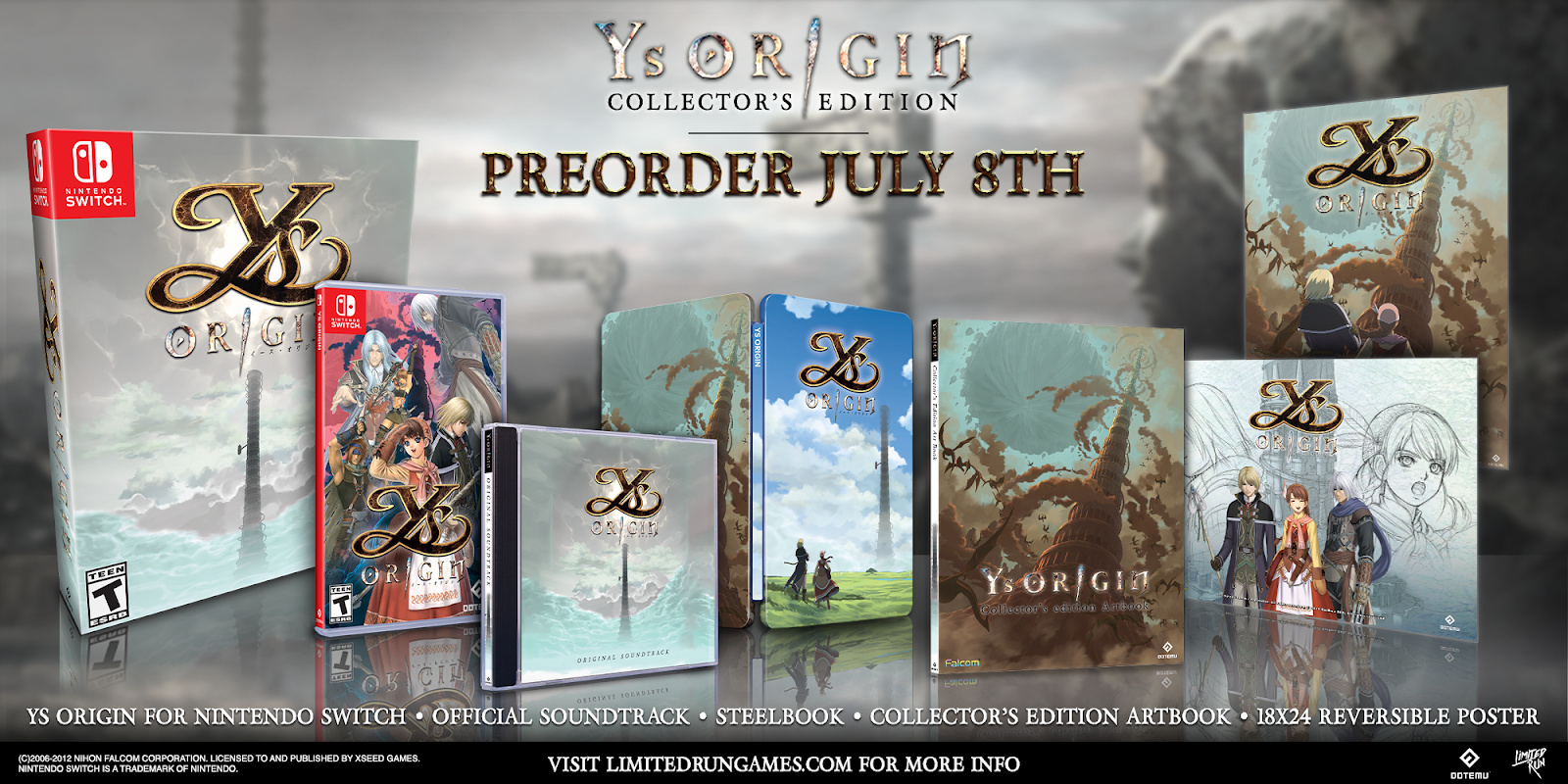 Ys Origin Switch