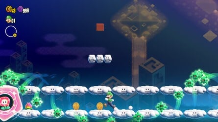 Super Mario Bros. Wonder Walkthrough: World 3 - The Sugarstar Trial - Across The Night Sky 3