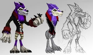 Werewolf concept art