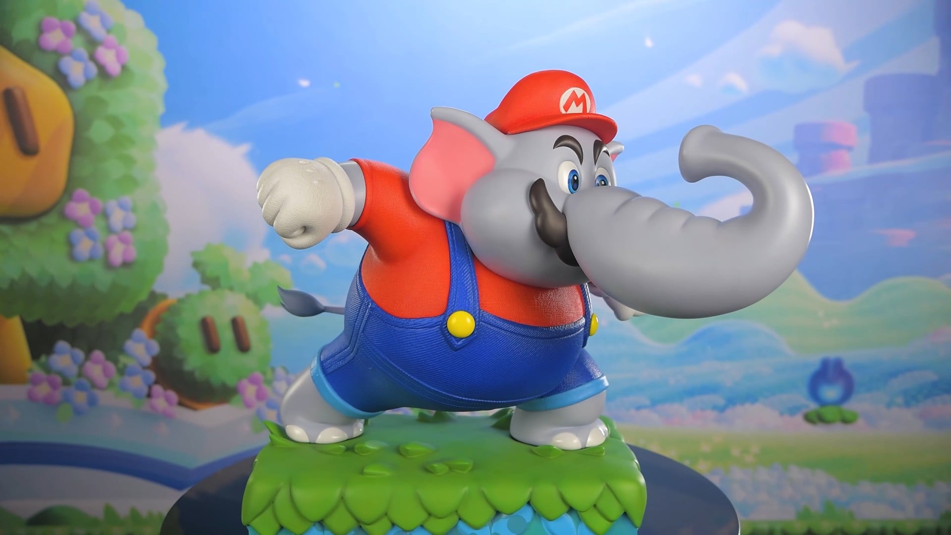 First 4 Figures Teases Elephant Mario Statue from Super Mario Bros. Wonder — Pre-orders July 2, 2026 - Nintendo News Article