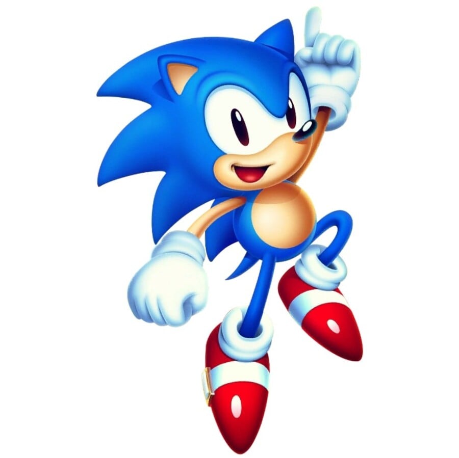 In which game did Sonic the Hedgehog first appear on screen?