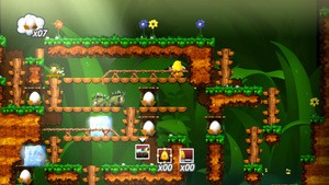 If you like puzzlers you'll love Toki Tori.