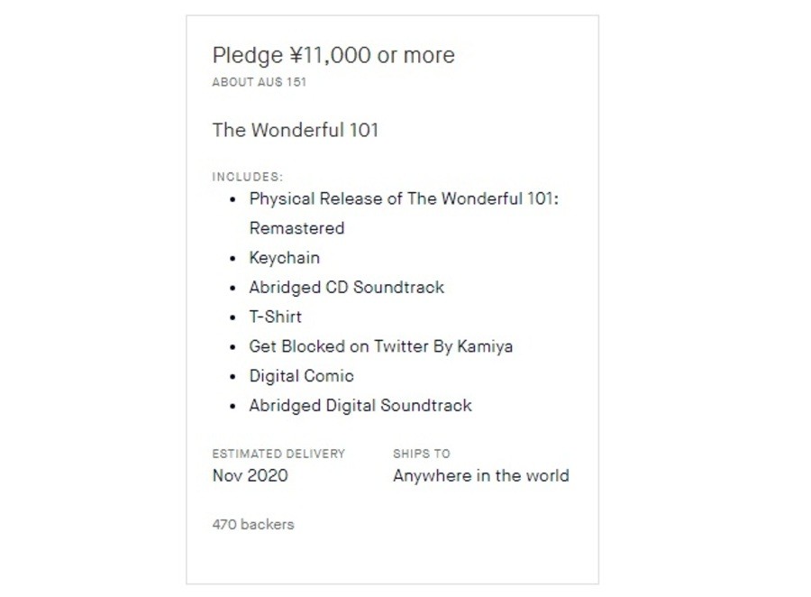 Kickstarter Pledge