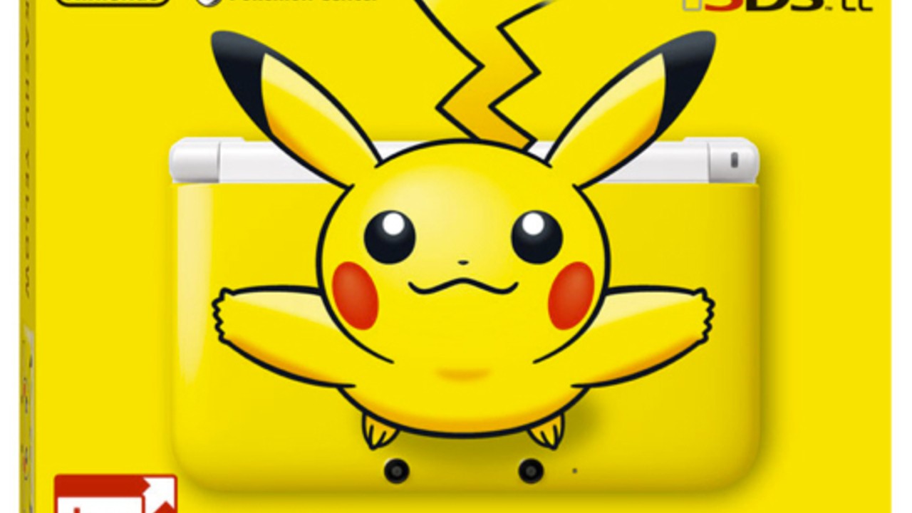 イエローピカチュウ ニンテンドー3DS XLが日本に登場