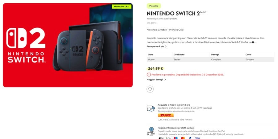 Switch 2 pre-ordering