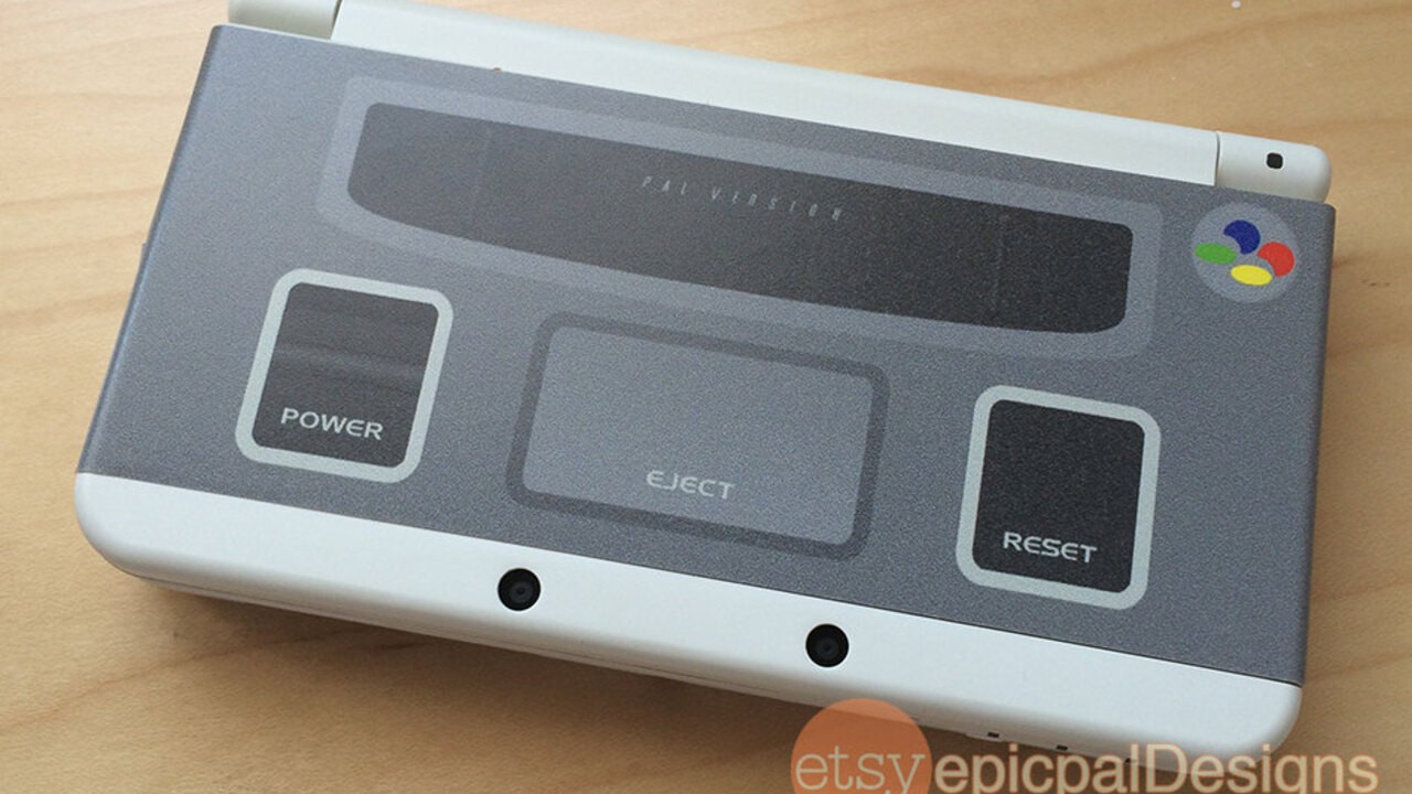 Go The Whole Hog With This Amazing SNES New Nintendo 3DS Skin