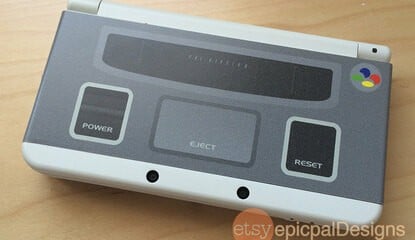 Go The Whole Hog With This Amazing SNES New Nintendo 3DS Skin