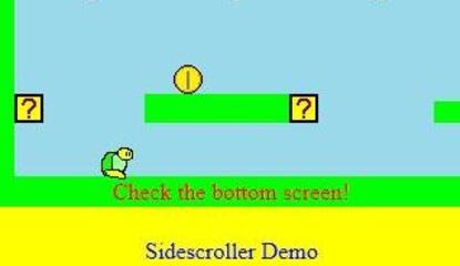 2D Platformer on 3DS Web Browser Jumps Into View