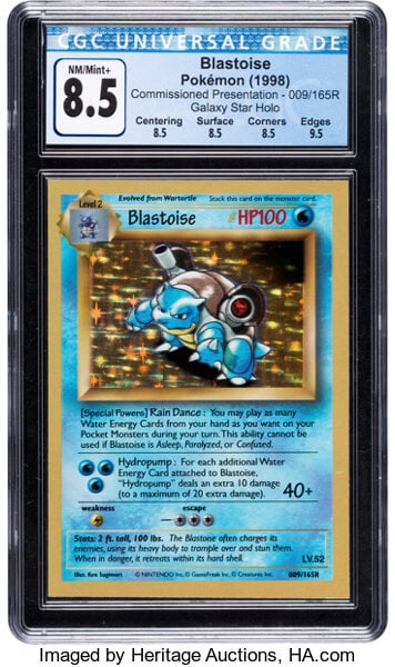 blastoise pokemon card