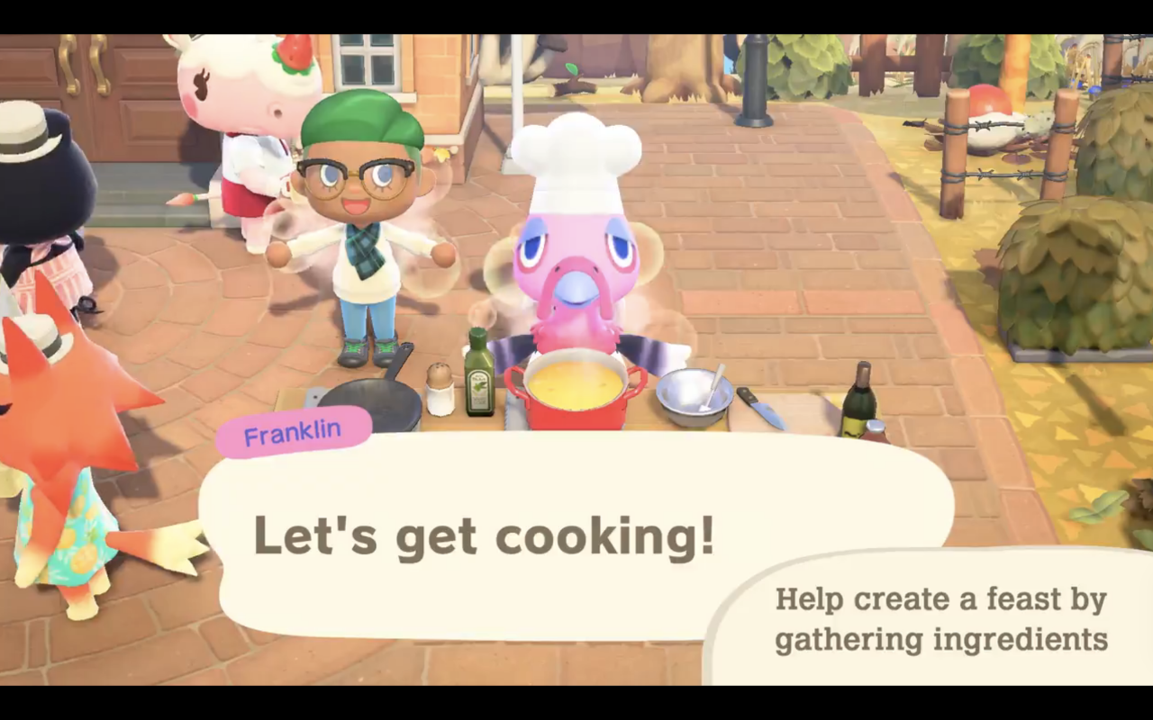 Animal Crossing Turkey Day - Franklin, Thanksgiving DIY Recipes, Secret  Ingredients And Rewards In New Horizons | Nintendo Life