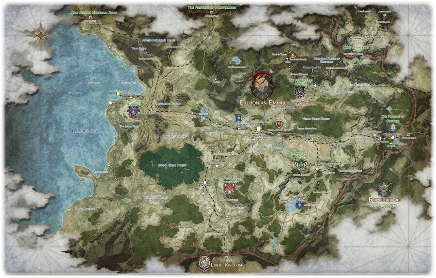 Erebonia Map
