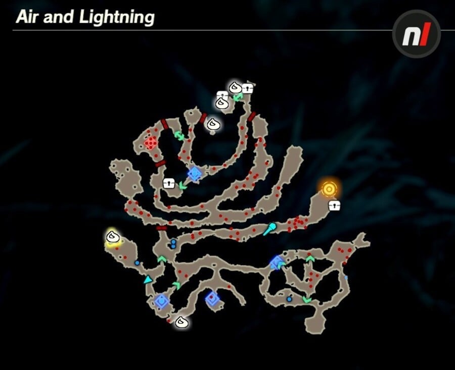 Air And Lightning Korok Map