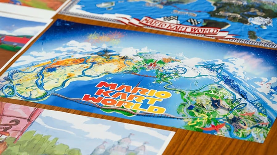 Mario Kart World Concept Art