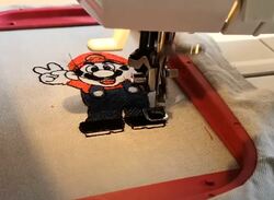 Fancy Some 'Sew-per' Mario? Marvel At The Game Boy Sewing Machine