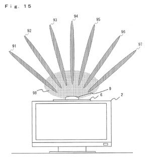 Do not start worshipping your TV; this is just a mock-up of what Nintendo's illumination device could have done