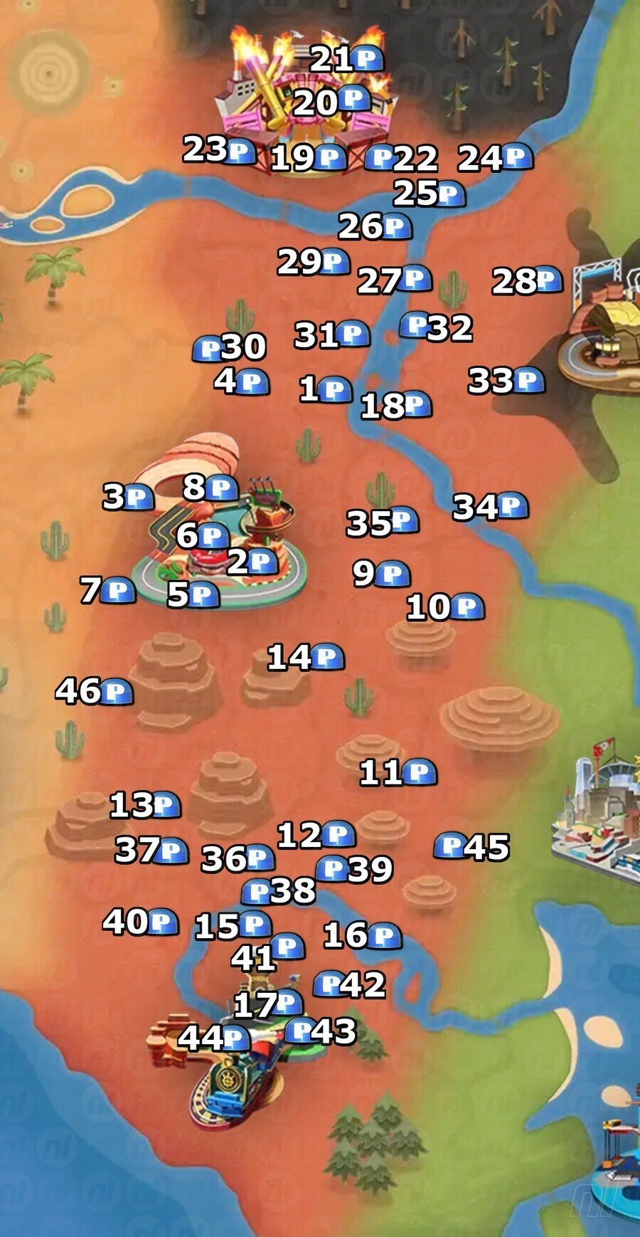 Wild West Map Mario Kart World