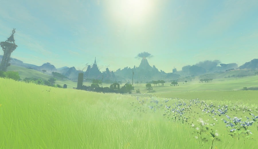 And then load in... here's Hyrule Field!