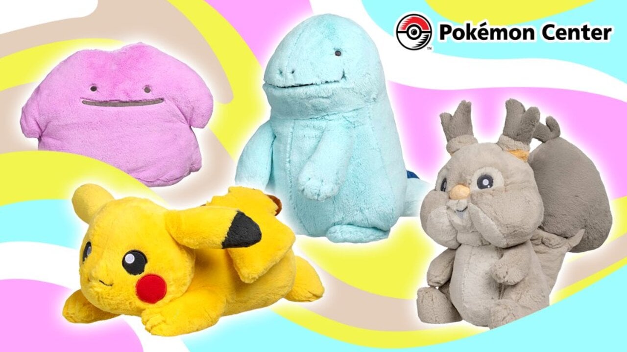 New Extra Huggable Comfy Friends Pokemon Plush Are Now Available To Buy Online North America Nintendo Life