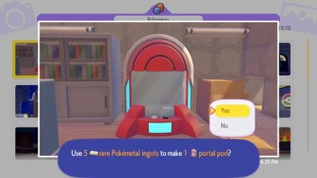 Shared storage with a Portal Pod in Pokémon Pokopia