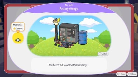 Pokémon Pokopia Magnemite habitat