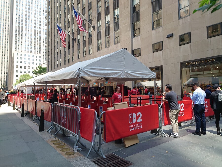 Switch 2 Launch Nintendo Store NYC