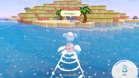 Learning how to dive in Pokémon Pokopia