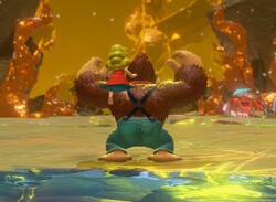Donkey Kong Bananza: Planet Core Miniboss - How To Defeat K. Stompenclomper