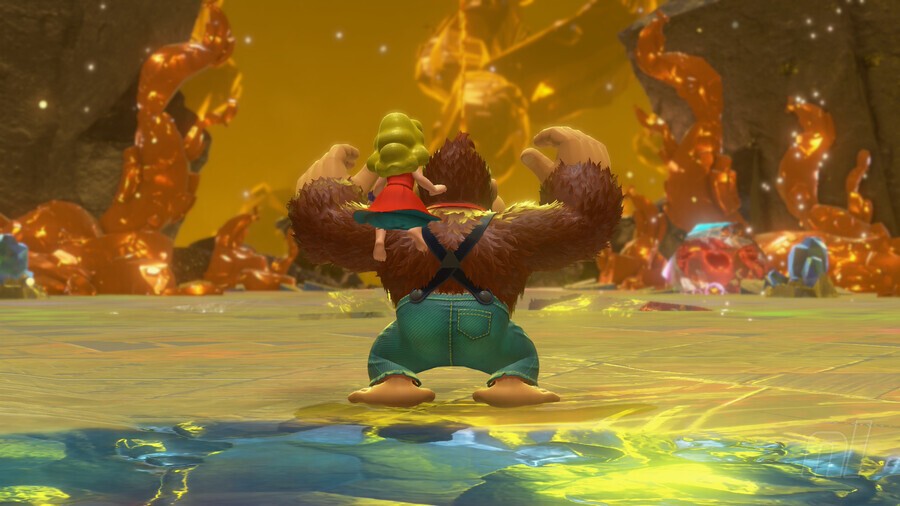 Donkey Kong Bananza K. Stompenclomper Planet Core Miniboss