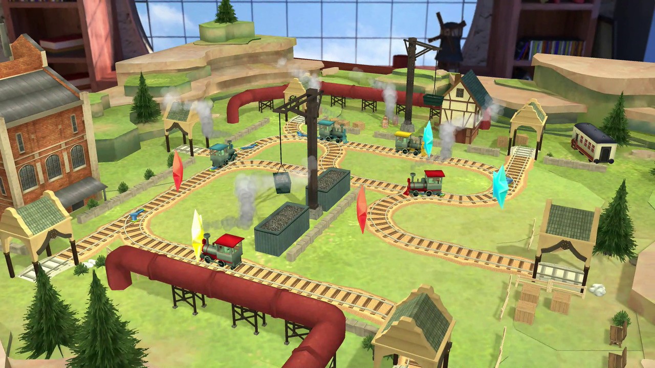 Railway Puzzler Trains VR は Switch に移植されていますが、VR 部分はありません