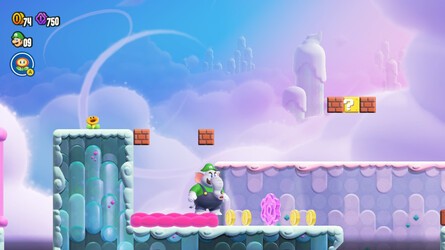 Super Mario Bros. Wonder Walkthrough: World 2 - Up 'n' Down With Puffy Lifts 4