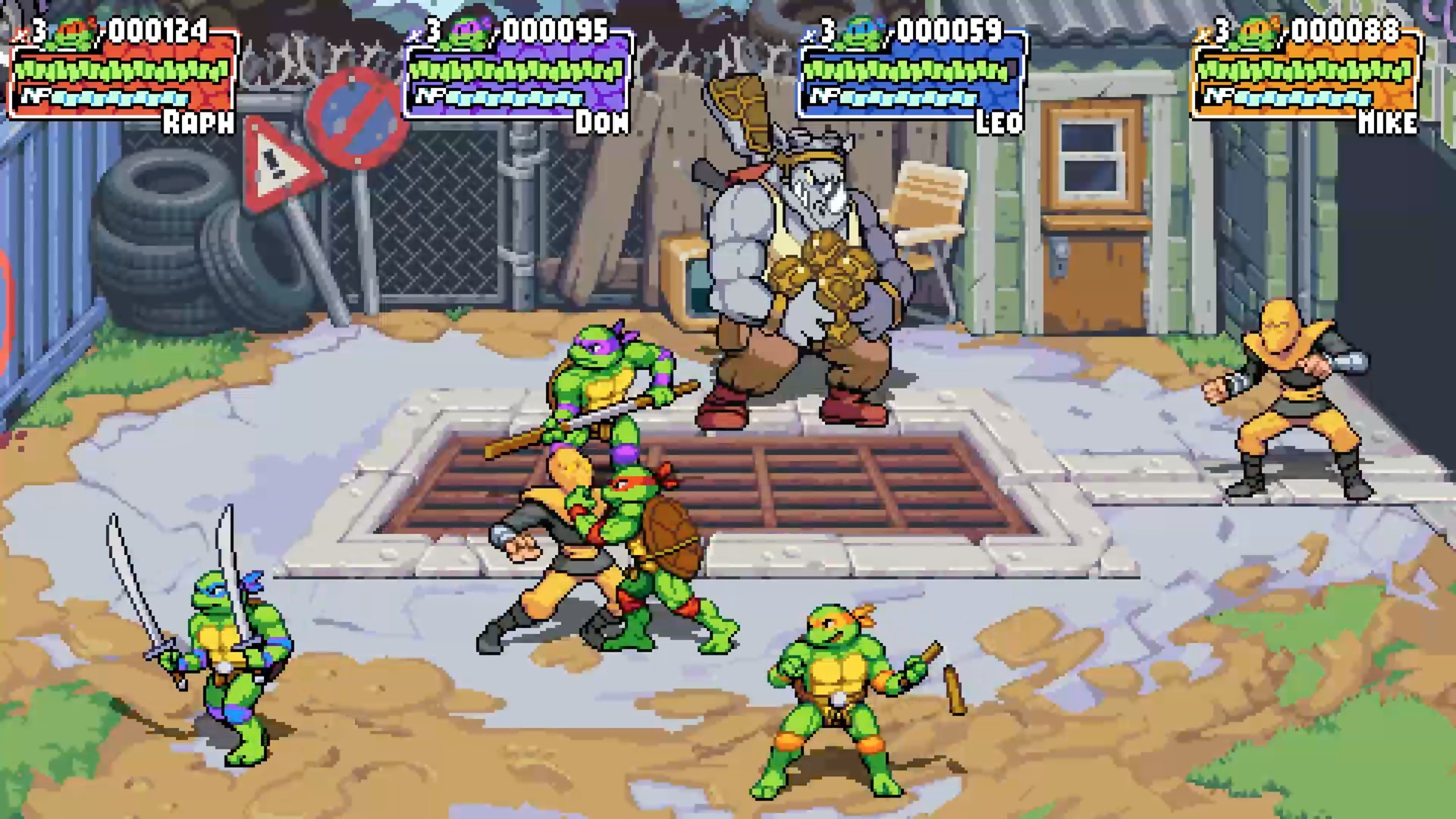 Os caras por trás de Streets of Rage 4 e Scott Pilgrim estão fazendo um jogo de tartarugas ninja 'Teenage Mutant Ninja Turtles' 3