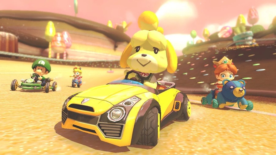 Isabelle Animal Crossing Mario Kart