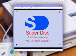 Check out this footage of the SNES Super Disc Boot Software