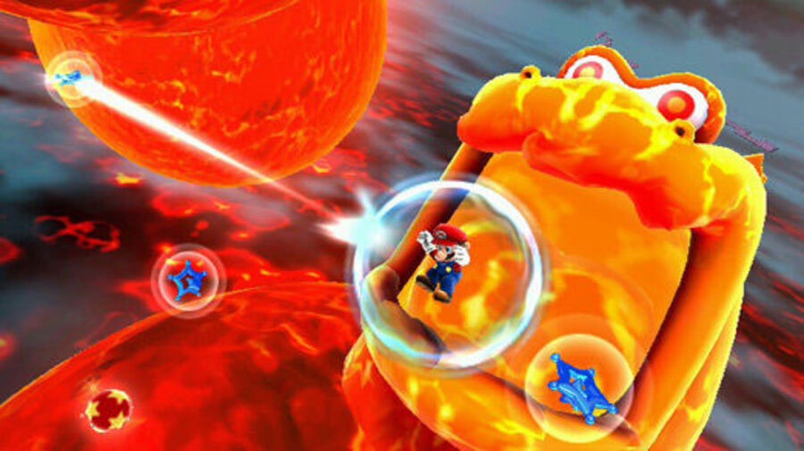 Additional challenges are unlocked when what object appears in the sky over a galaxy?