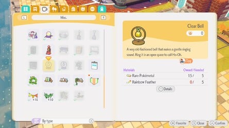 Pokémon Pokopia: How To Get Ho-Oh & Lugia 2