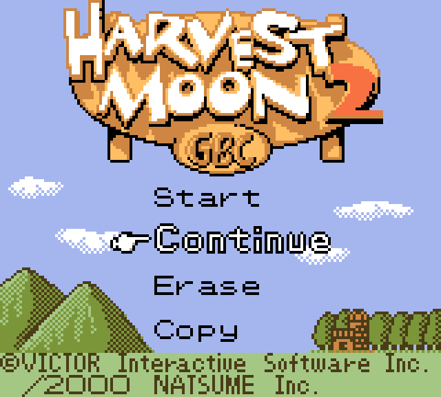 ชื่อเรื่องของ Harvest Moon GBC 2