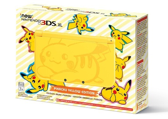 Pikachu Yellow Edition New Nintendo 3DS XL Confirmed for North America