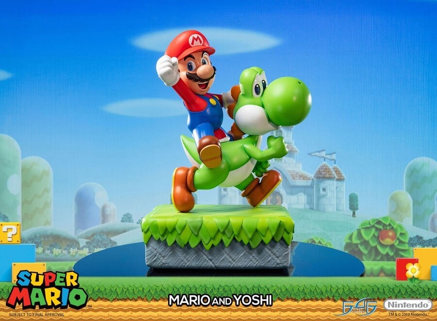 pre-orders for mario and yoshi statue go live on first 4