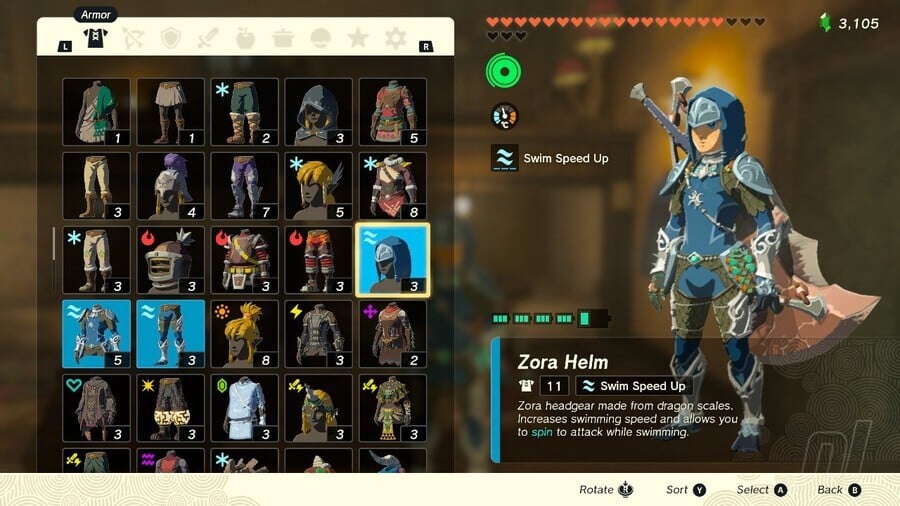 Zelda: Tears Of The Kingdom: All Armour Locations And Best Armour Sets 33