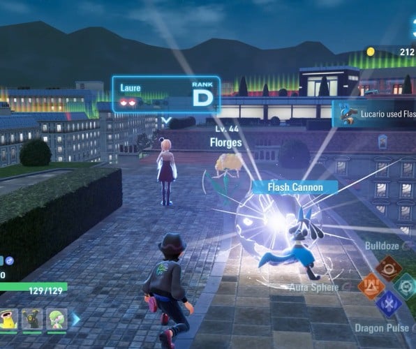 *whisper whisper* "Lucario, use Flash Canon"