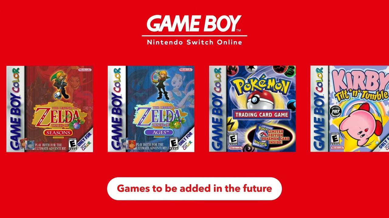 La Nintendo Switch reçoit des jeux Game Boy et Game Boy Advance