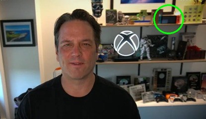 The Switch On Phil Spencer's Shelf Was A Gift From Nintendo