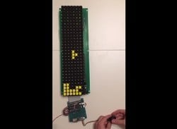 Tetris Sounds Even Better On This Outdated Flip-Dot Display